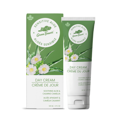 Green Beaver Sensitive Aloe Day Cream, 120 mL