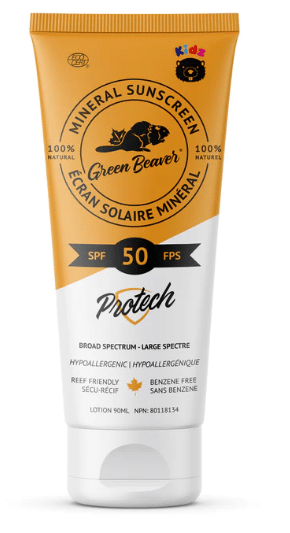Green Beaver Kids Mineral Sunscreen Lotion SPF 50, 90 mL