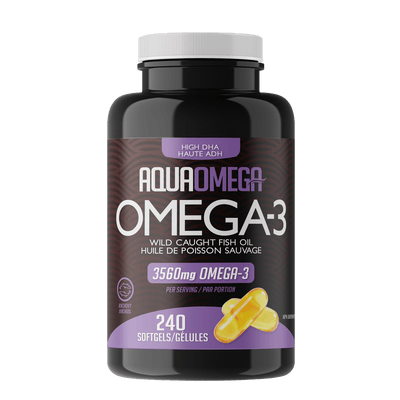 Aquaomega - High DHA Omega-3, 240 Capsules