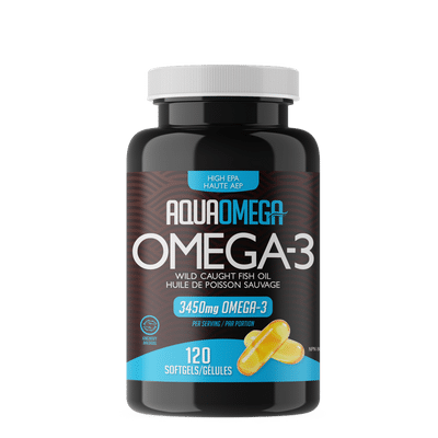 Aquaomega - Omega-3 3450Mg, 120 Softgels