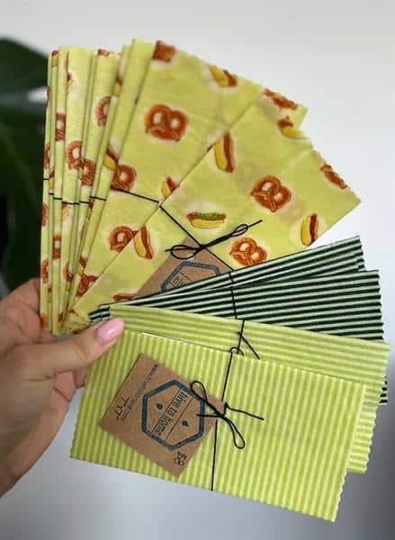 Hive To Home Bees Wax Wrap - 7"X7" Square