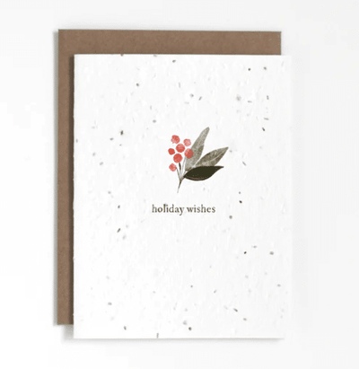 The Good Card - Holiday Greenery: Holiday Wishes