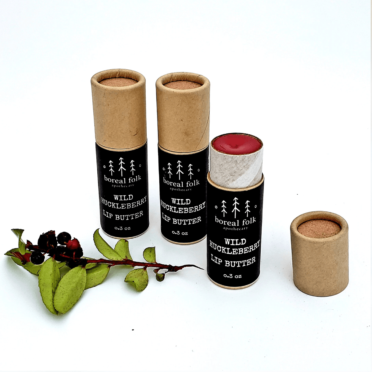 Boreal Folk Apothecary Huckleberry Lip Butter - 8.4G