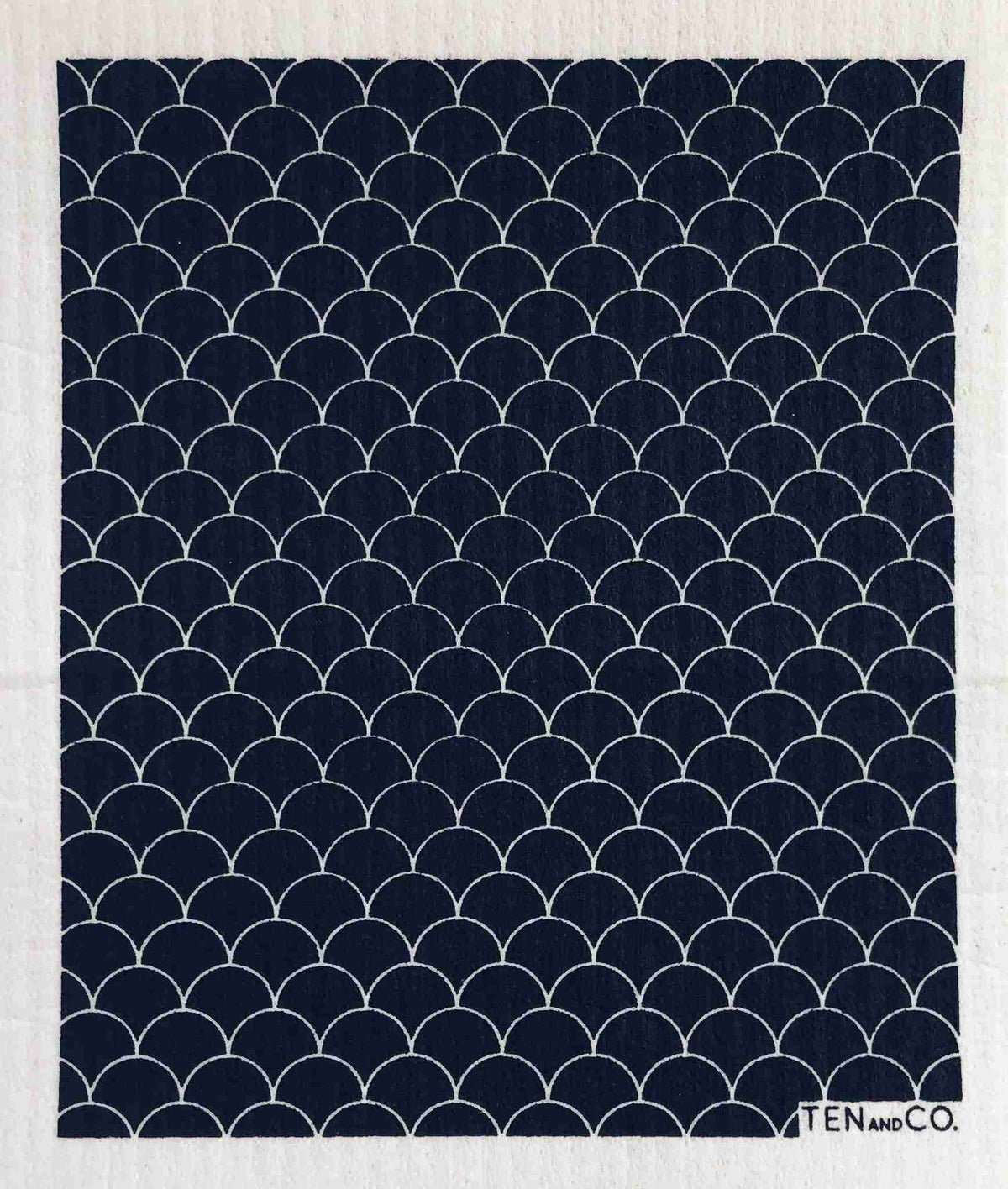 Ten And Co. Sponge Cloth X Scallop Black
