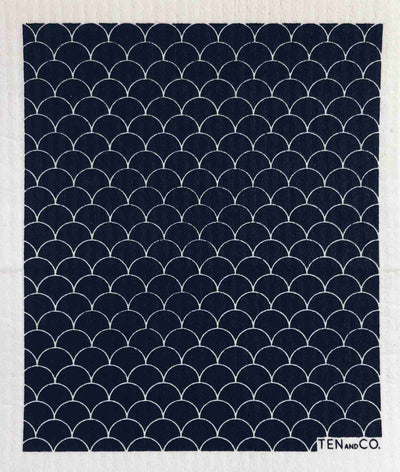 Ten And Co. Sponge Cloth X Scallop Black