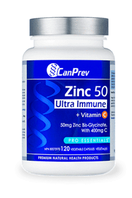 Canprev, Zinc Immune + Vitamin C, 120 Veggie Cap