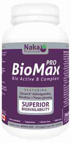 Naka B100 Biomax Complex, 150 Veggie Capsules