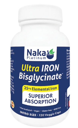 Naka Ultra Iron 25 mg, 120 Vcaps