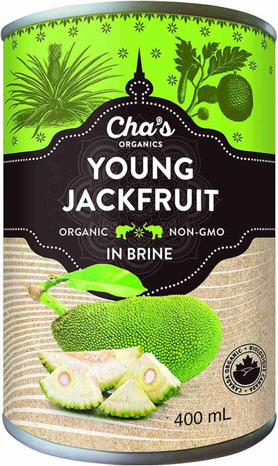 Cha's Oranics Young Jackfruit In Brine - 400Ml