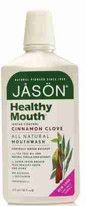 Jason Healthy Mouth All Natural Mouthwash: Cinnamon Clove - 473Ml
