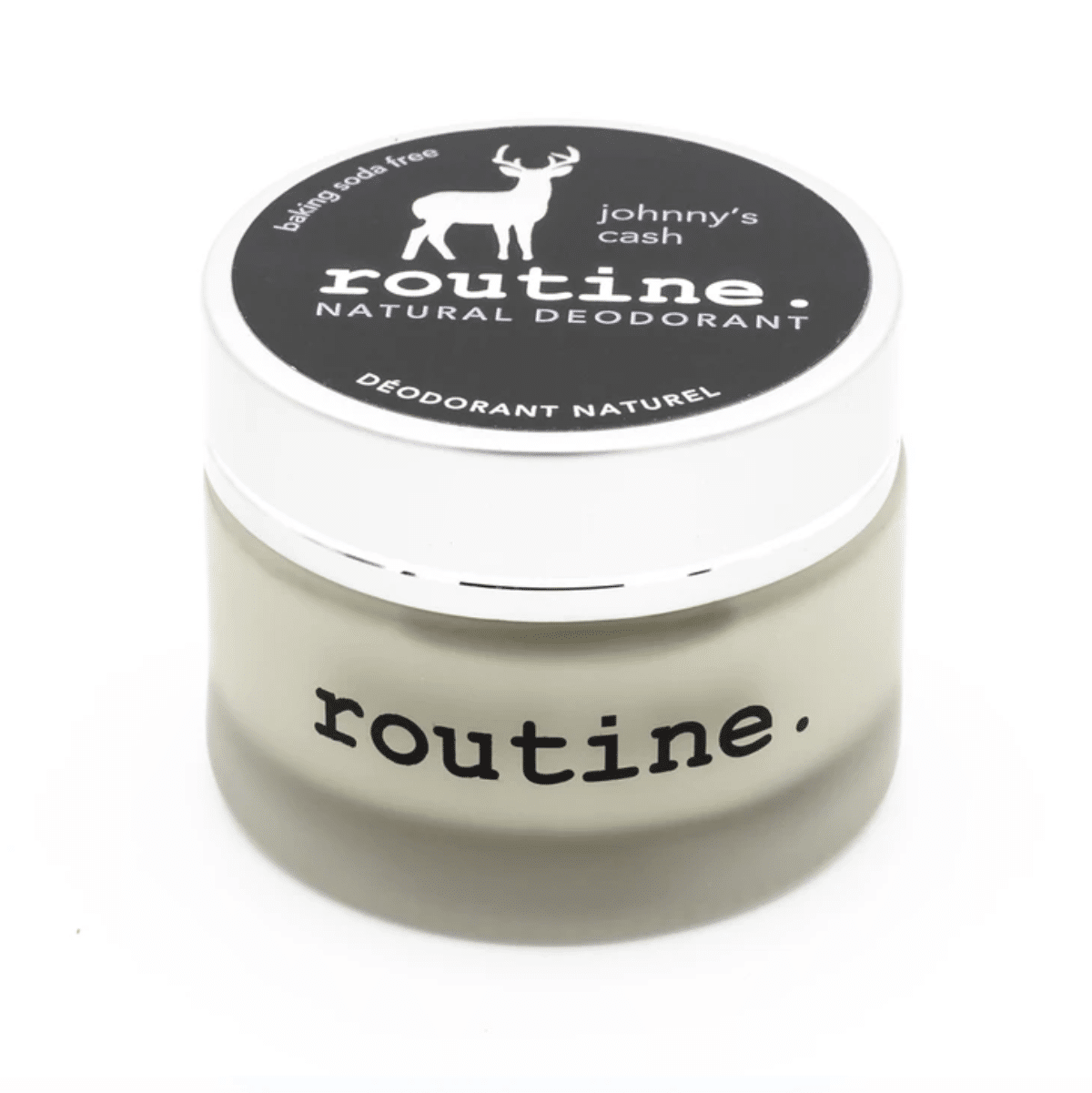 Routine. Natural Deodorant: Baking Soda Free Johnny's Cash - 58G