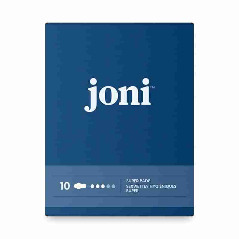Joni Organic Bamboo Super Pads, 10 Count