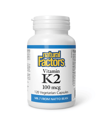 Natural Factors Vitamin K2 100Mcg 120Vcap
