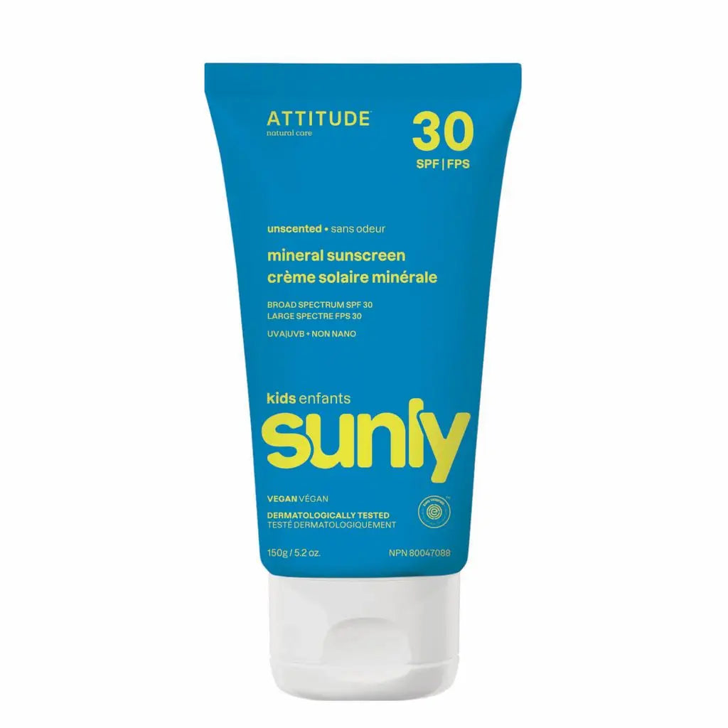 Attitude Living - Baby Fragrance-Free Mineral Sunscreen SPF 30, 150 g