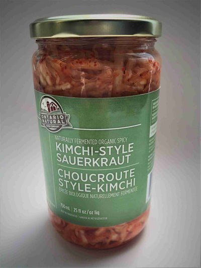 Ontario Natural Kimchi-Style Sauerkraut - 750Ml