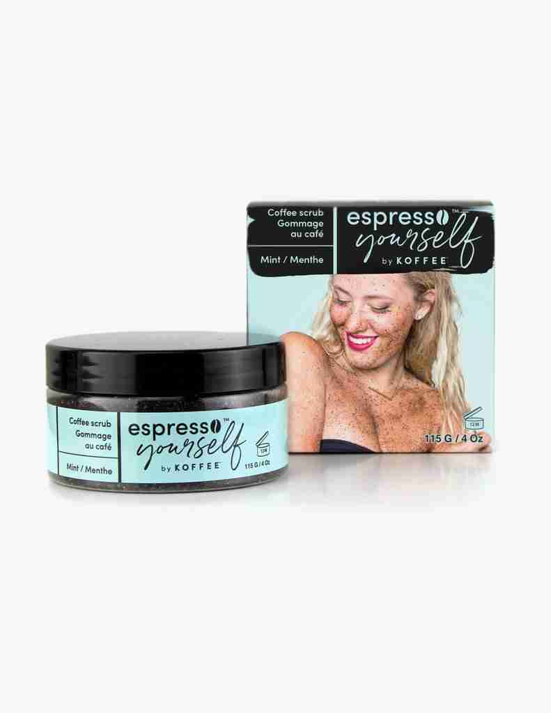 Koffee Beauty Espresso Yourself Mint Coffee Scrub, 115 g