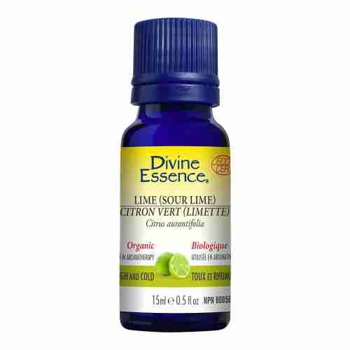 Divine Essence Organic Lime Essential Oil - 15Ml