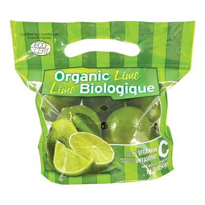 CERTIFIED ORGANIC Bagged Limes, 7-8 Units