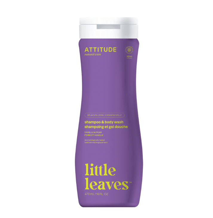 Attitude Living - Kids 2-in-1 Shampoo & Body Wash Vanilla & Pear, 473 mL