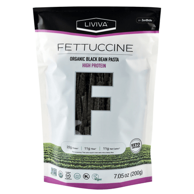 Liviva Organic Black Bean Fettuccine, 200 g