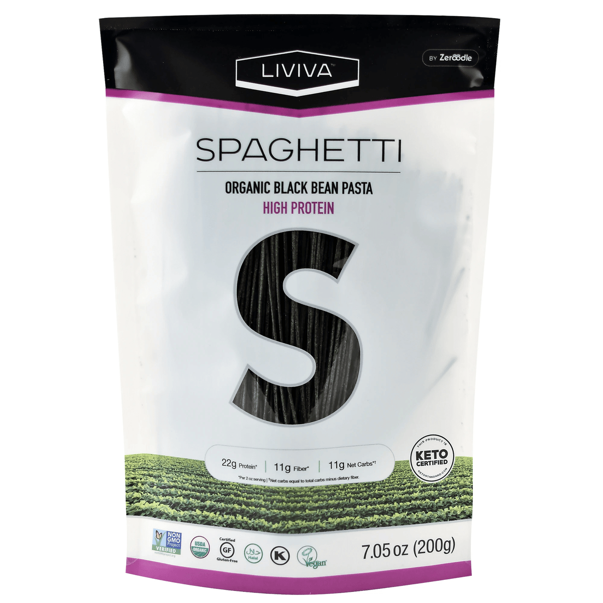 Liviva Organic Black Bean Spaghetti - 200G