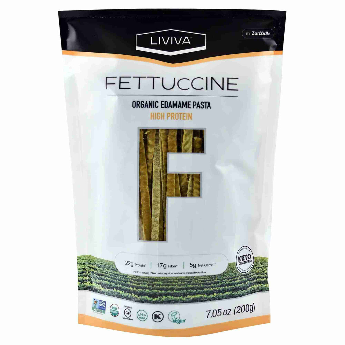 Liviva Organic Edamame Fettuccine - 200G