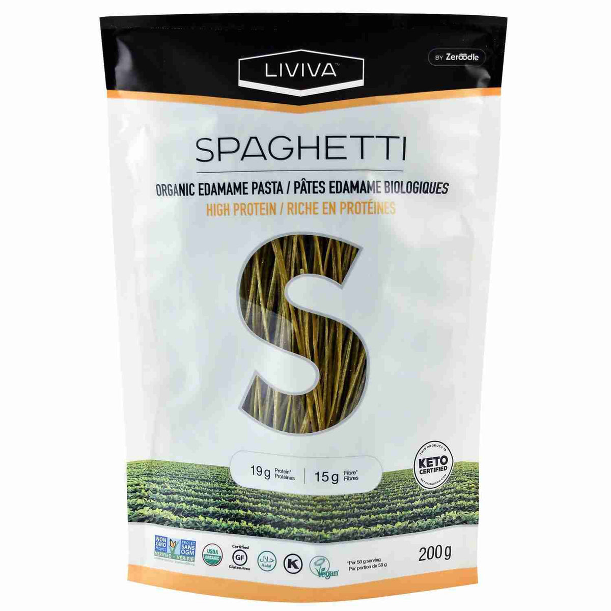 Liviva Organic Edamame Spaghetti - 200G