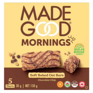 Made Good Chocolate Chip Soft Baked Oat Bar 5X30g