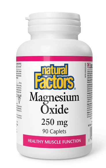 Natural Factors Magnesium Oxide 250Mg 90 Caps
