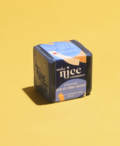 Make Nice Company Charcoal Solid Dish Soap 240G