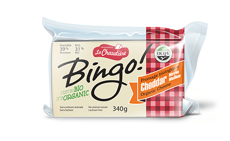 La Chaudiere - Bingo Medium Cheddar, 340G