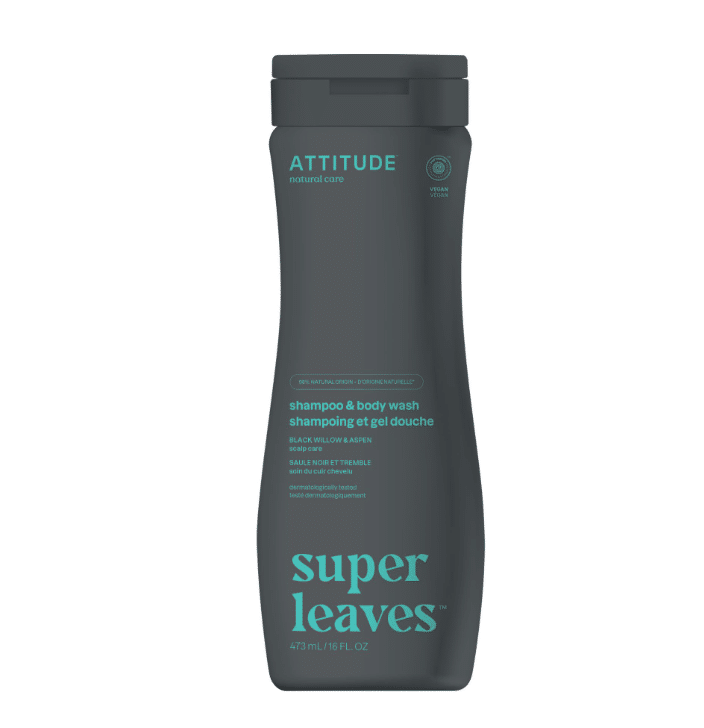 Attitude Living Men's 2-in-1 Scalp Care Shampoo & Body Wash, 473 mL