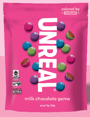 UNREAL Milk Chocolate Gems, 142 g
