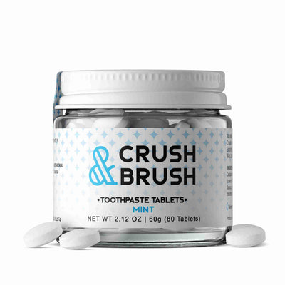 Nelson Naturals Crush And Brush: Mint - 80 Tablets