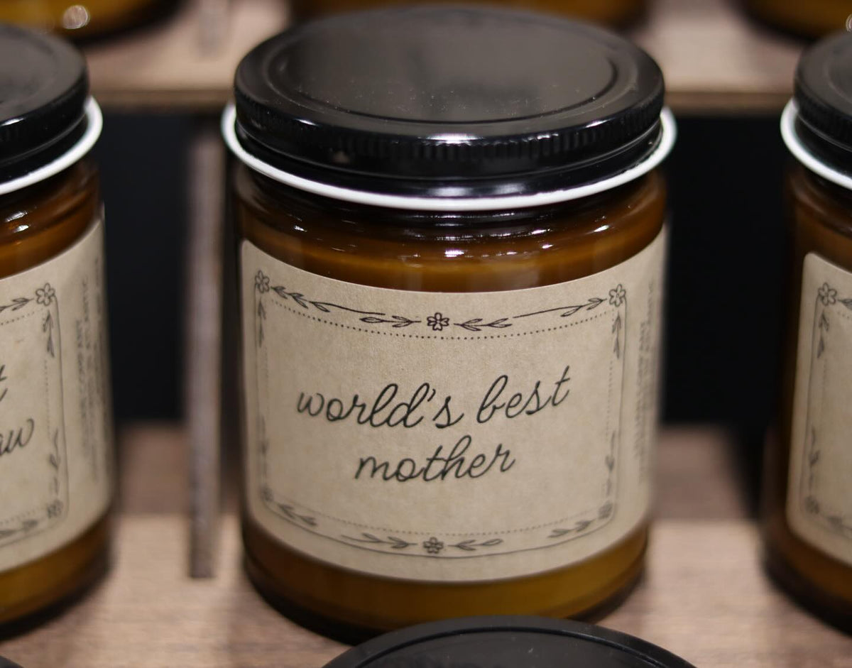 Lillian Co World's Best Mother Candle (Coffee Shop), 9 oz