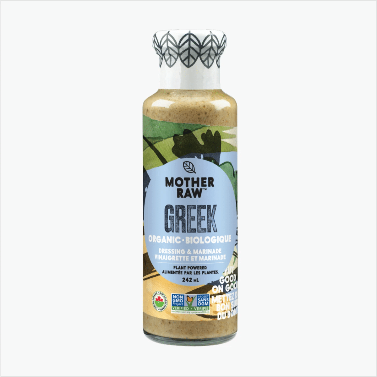 Mother Raw Organic Greek Dressing & Marinade - 242Ml
