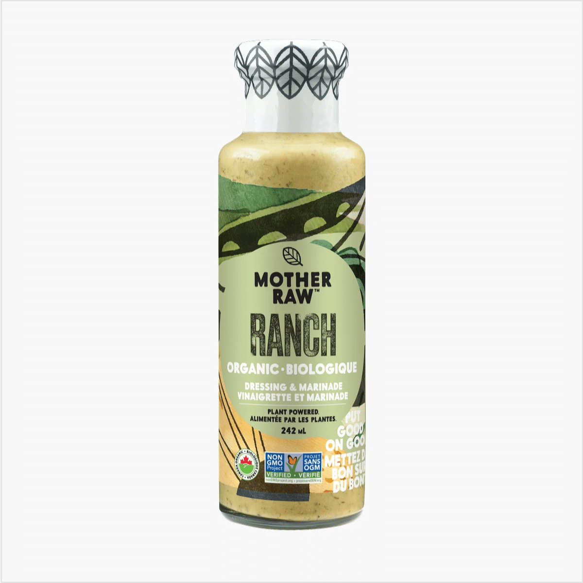 Mother Raw Organic Ranch Dressing & Marinade - 242Ml