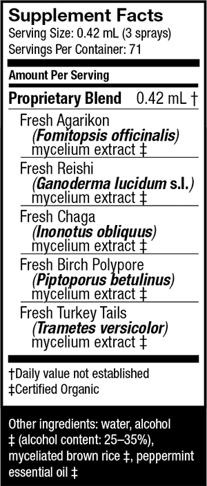 Host Defense Mycoshield Spray Peppermint 1 Fl. Oz