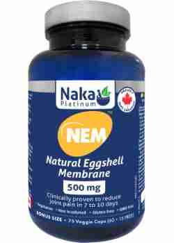 Naka NEM Natural Eggshell Membrane, 75 Capsules