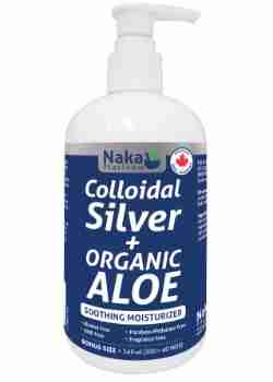 Naka, Colloidal Silver + Organic Aloe, 340Ml