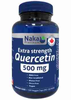 Naka Quercetin 500 mg, 120 Capsules