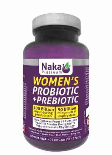 Naka Platinum Women's Probiotic + Prebiotic - 35 DR Caps