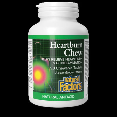 Natural Factors Heartburn Chew, 90 Chewable Tabs