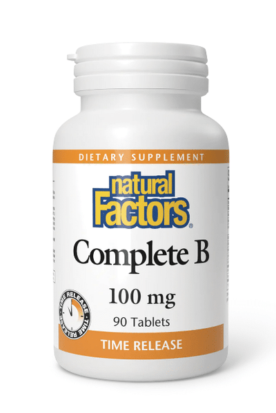 Natural Factors Complete B 100Mg 90 Tabs