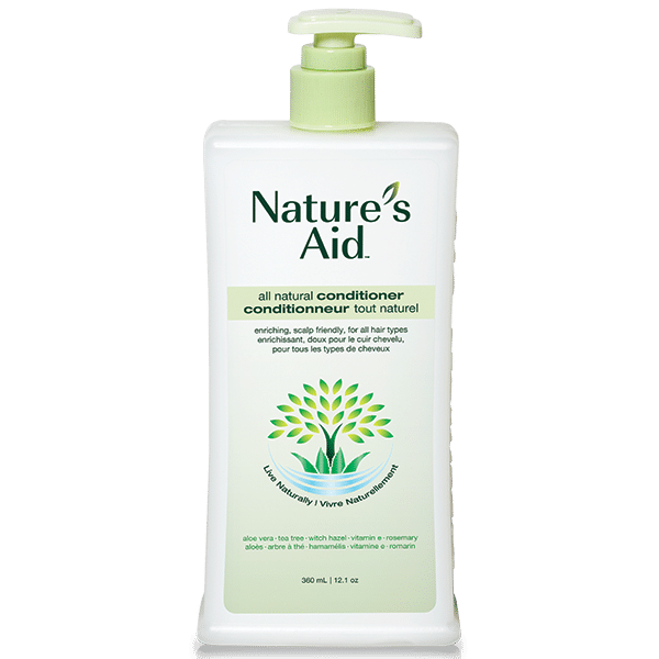 Nature's Aid True Natural Conditioner, All Hair Types, 360 mL
