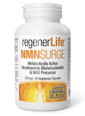 Natural Factors RegenerLife NMNsurge 150 mg, 60 Veggie Caps