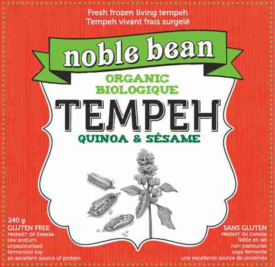Noble Bean Tempeh: Quinoa & Sesame - 240G