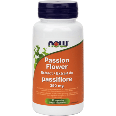 NOW Passion Flower Extract 350 mg, 90 Capsules