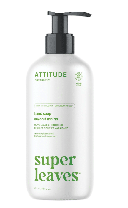 Attitude Living - Natural Hand Soap Olive Leaves, 473Ml