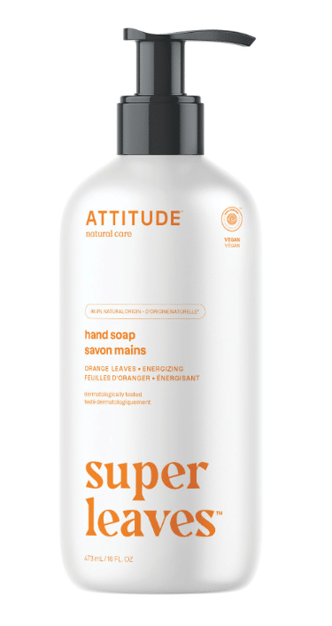 Attitude Living - Super Leaves Natural Hand Soap Orange Leaves, 473 mL